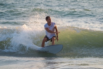 20220419 Surf/Skim Afternoon + Evening @ South Jetty