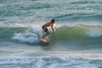 20220419 Surf/Skim Afternoon + Evening @ South Jetty