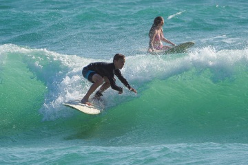 20220419 Surf/Skim Afternoon + Evening @ South Jetty