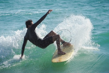 20220419 Surf/Skim Afternoon + Evening @ South Jetty
