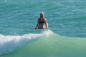 20220419 Surf/Skim Afternoon + Evening @ South Jetty