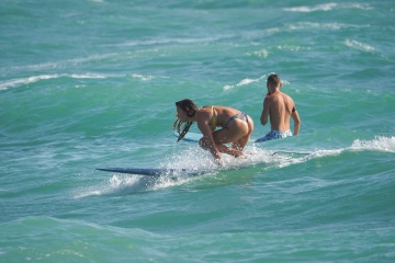 20220419 Surf/Skim Afternoon + Evening @ South Jetty