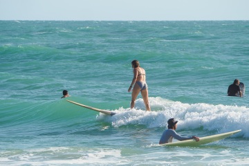 20220419 Surf/Skim Afternoon + Evening @ South Jetty