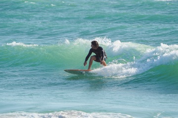 20220419 Surf/Skim Afternoon + Evening @ South Jetty