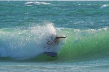 20220419 Surf/Skim Afternoon + Evening @ South Jetty