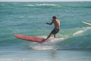 20220419 Surf/Skim Afternoon + Evening @ South Jetty