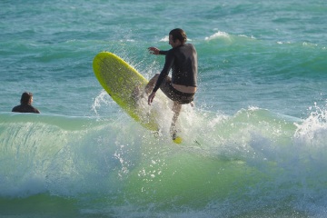 20220419 Surf/Skim Afternoon + Evening @ South Jetty