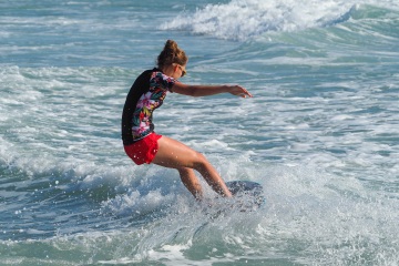 20220419 Surf/Skim Afternoon + Evening @ South Jetty