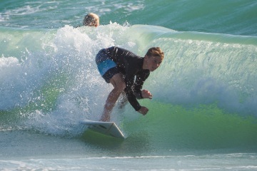 20220419 Surf/Skim Afternoon + Evening @ South Jetty