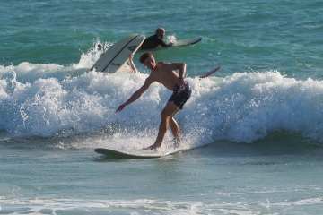 20220419 Surf/Skim Afternoon + Evening @ South Jetty