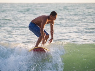 20220507 Afternoon and Evening Surf Photos @ South Jetty