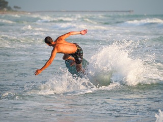 20220507 Afternoon and Evening Surf Photos @ South Jetty
