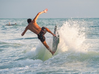 20220507 Afternoon and Evening Surf Photos @ South Jetty