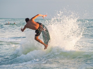 20220507 Afternoon and Evening Surf Photos @ South Jetty