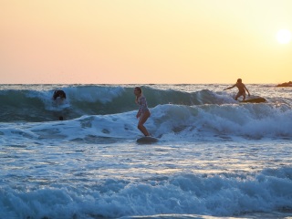 20220507 Afternoon and Evening Surf Photos @ South Jetty