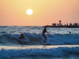 20220507 Afternoon and Evening Surf Photos @ South Jetty