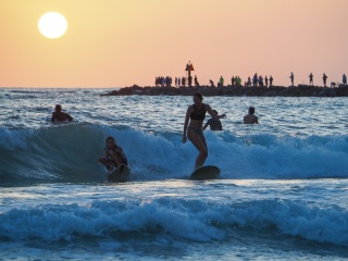 20220507 Afternoon and Evening Surf Photos @ South Jetty