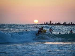 20220507 Afternoon and Evening Surf Photos @ South Jetty