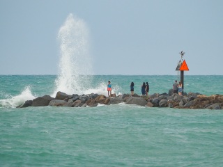 20220507 Afternoon and Evening Surf Photos @ South Jetty