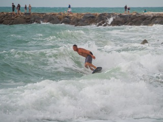 20220507 Afternoon and Evening Surf Photos @ South Jetty