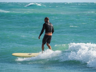 Surfing At South Jetty, Evening Of 5/11/22