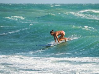 Surfing At South Jetty, Evening Of 5/11/22