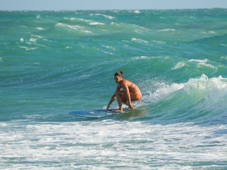 Surfing At South Jetty, Evening Of 5/11/22