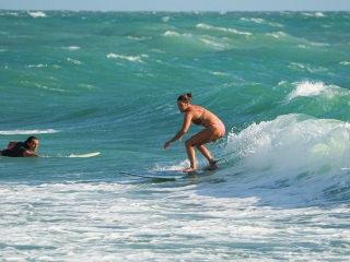 Surfing At South Jetty, Evening Of 5/11/22
