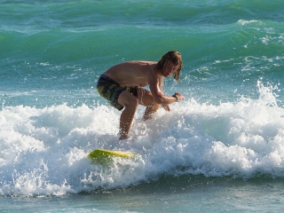 Surfing At South Jetty, Evening Of 5/11/22