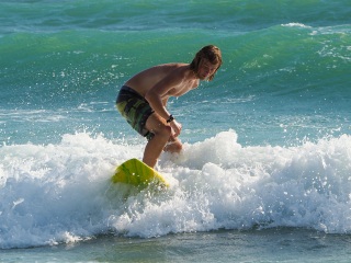 Surfing At South Jetty, Evening Of 5/11/22