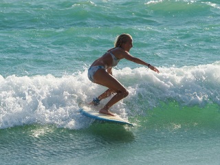Surfing At South Jetty, Evening Of 5/11/22