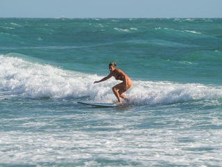 Surfing At South Jetty, Evening Of 5/11/22