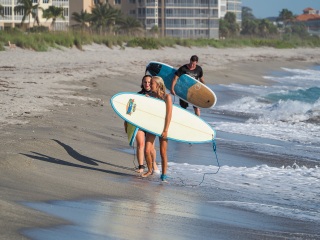 Surfing At South Jetty, Evening Of 5/11/22