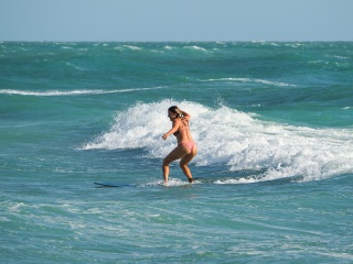 Surfing At South Jetty, Evening Of 5/11/22
