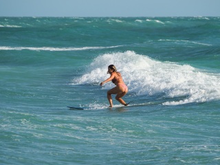 Surfing At South Jetty, Evening Of 5/11/22