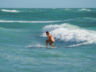 Surfing At South Jetty, Evening Of 5/11/22