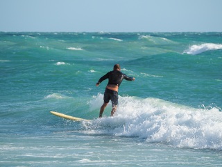 Surfing At South Jetty, Evening Of 5/11/22