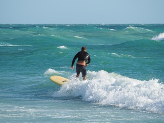 Surfing At South Jetty, Evening Of 5/11/22